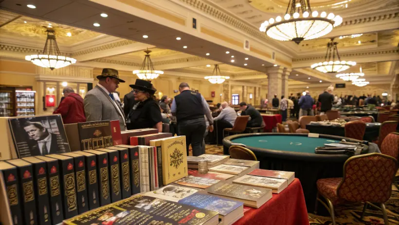 Bouchercon convention history with mystery novels and casino themed crime fiction settings