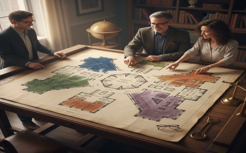 Detailed floor plan of Marriott Hotel New Orleans showing Bouchercon 2021 programming rooms and dealer room locations